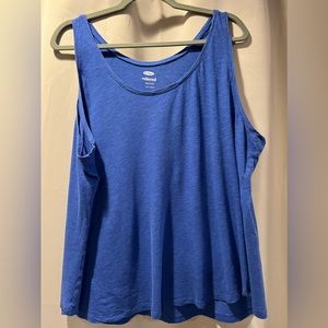 Old Navy Women’s Relaxed Fit Tank Top, EUC - royal blue - XXL